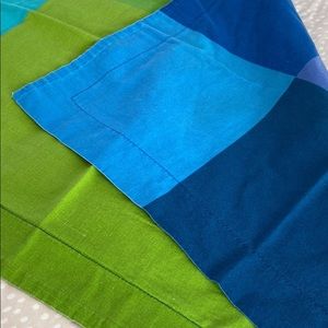 Blue - Green Sham Cover